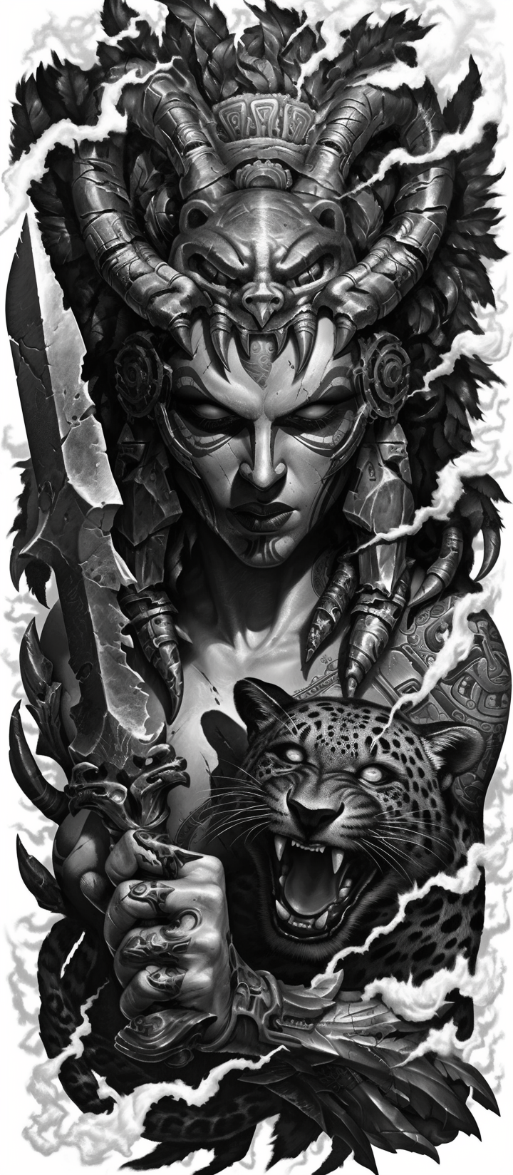 Jaguar Warrior Priestess